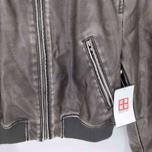 ザラ ZARA フェイクレザー ボンバージャケット レディース import:S